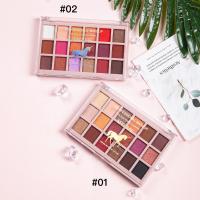 Eyeshadow Disc Powder Palette พาเลทอายแชโดว์ 18 สี ประกายชิมเมอร์ สีสวยยยมาก