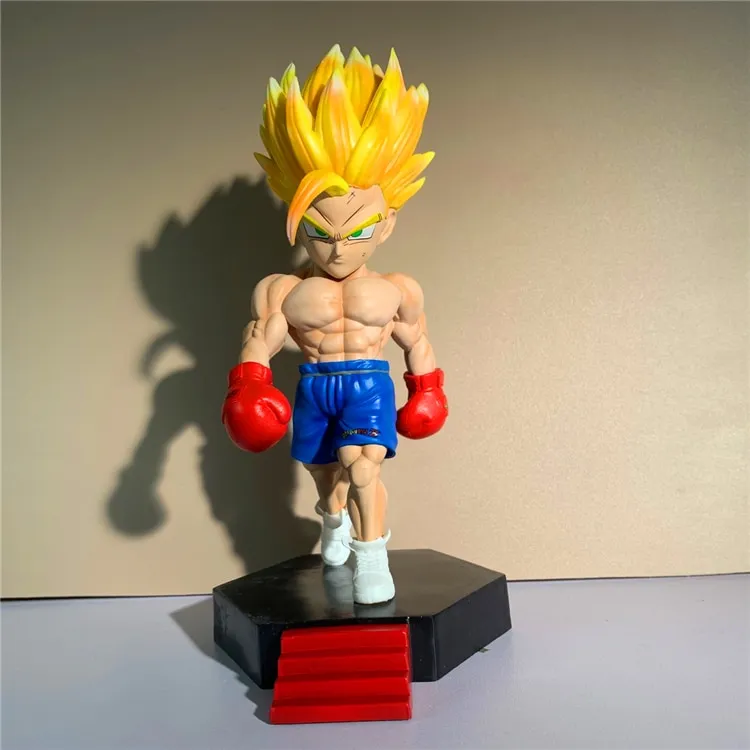 Anime Dragon Ball Estatueta GK Primo Irmão Muscle Fitness Series Son Gohan  Vegeta Figura de Ação