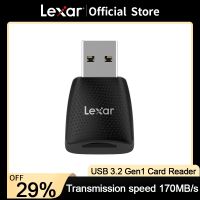 【Xiaohongs keyboard film 】Lexar Micro การ์ดรีดเดอร์ SD 170MB/S USB 3.2ไปยัง TF หน่วยความจำสำหรับพีซีแล็ปท็อปอุปกรณ์เสริมสมาร์ทการ์ดหลายตัว