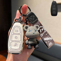 เคสกุญแจรถฟอร์ด Fiest/ Focus/EcoSport Key อุปกรณ์เสริม Ford 3 Bottons Key Key ปลอกสำหรับ FORD Focus