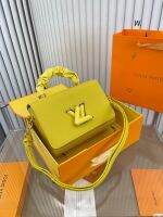 TOP.1LV สำหรับผู้หญิง5สีหนังคลาสสิกกระเป๋าถือลิ้นจี่กระเป๋าสะพายไหล่กระเป๋ามีหลายสี