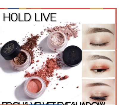 Holdlive FOCUS VELVET EYESHADOW ติดทน เนื้อนุ่มละเอียด**ของแท้ พร้อมส่ง