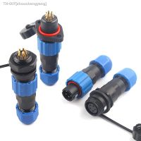 ❅☋■ SP13 IP68 1/2/3/4/5/6/7Pin Waterproof Panel Mount Aviation Connector Flange/Docking/Nut Connectors Plug And Socket