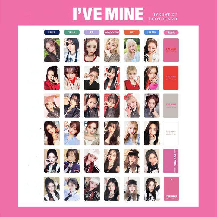 Kpop IVE I’VE MINE Album Card Postcard Starship Special Card Foo