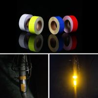 Roadstar 5cmx5m Shining Solid PVC Reflective Sticker for Car Bicycle Motorcycle at Night Warning Tape Safety Cones Tape