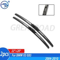 Wiper 4A Front Hybrid Wiper Blades For BMW X3 E83 2004 - 2010 Windshield Windscreen Front Window 22"+20"