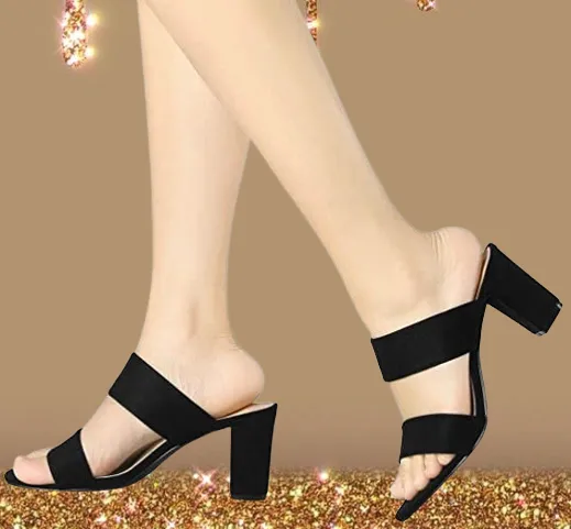 New Trendy Korean Sandals 4 inches heels for Women Hot Girls High Heel Shoes  Bestseller Korea