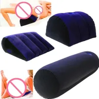 Hot Sale Adults  Love Pillow Couples Positions Cushione Inflatable Aid Pillows Car Bed  Furniture  Triangle Y Games Toys