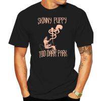 เสื้อยืดผู้ชาย Skinny Puppy Too Dark Park วินเทจ