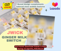 [cozy.keyboard] Jwick Ginger Milk Switch เสียงโคตรดี นุ่มละมุนมาก