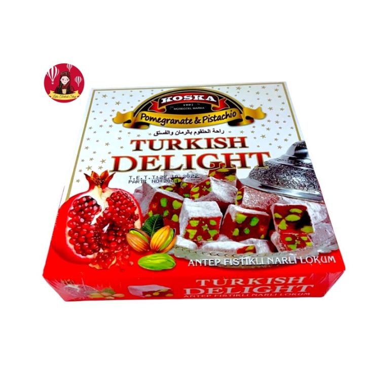 เตอร์กิชดีไลท์-ขนมชื่อดังจากตุรกี-turkish-delight-200-กรัม-แบรนด์-koska-โลคุม-พร้อมส่ง