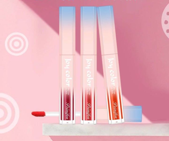 พร้อมส่ง-ลิป-joy-color-lip-gloss-1-แท่ง-ลิปสติกเปลี่ยนสีริมฝีปากให้ฉ่ำ