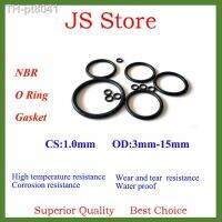 ◐♙  CS1.0mm OD3-15mm NBR O Ring Gasket Nitrile O Ring Sealing Gasket Corrosion Oil Resistant  Gasket Set Waterproof Gasket