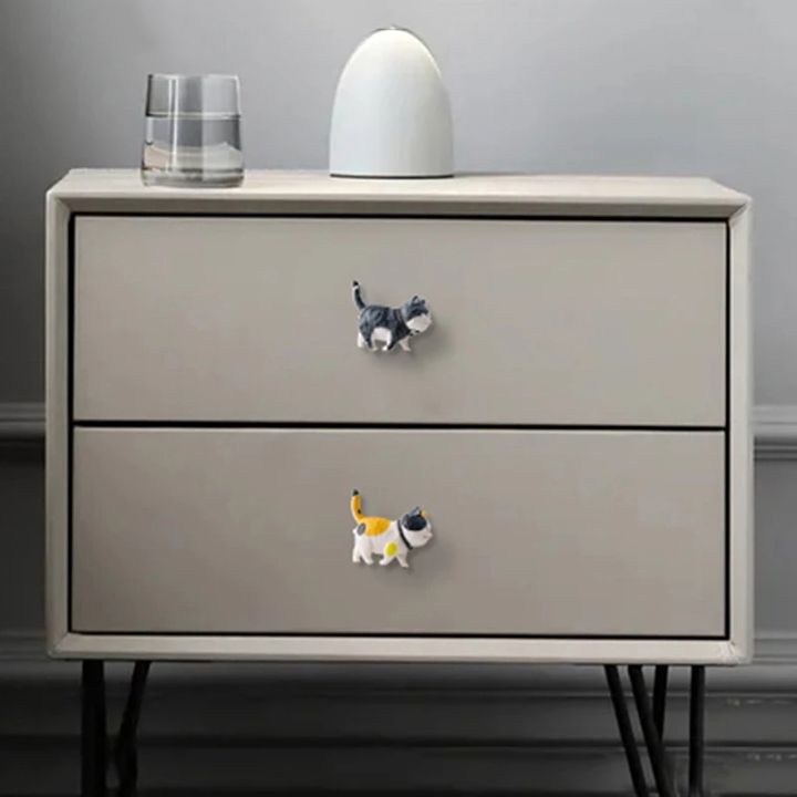 lz-rotatable-cabinet-knobs-cute-cartoon-cat-handle-brasswardrobe-door-handle-drawer-single-hole-surface-mounted-small-handle