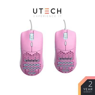เมาส์ Glorious Model O/O Minus Gaming Mouse Pink Limited Edition forge by UTECH