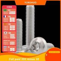 20 Buah/Banyak M4 M5 M6 M8 Enam Lobus Torx Pan Kepala Bulat Baut Sekrup GB2672 A2 304 Stainless Steel