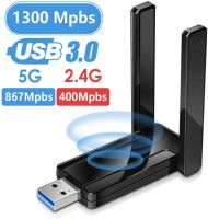 JCKEL 1300Mbps Receptor อะแดปเตอร์ไร้สาย USB การ์ดเครือข่ายสำหรับ PC USB3.0 Dual Band2.4G 5G Wi Fi Adapt Receiver