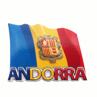 ลิ้นจี่ชีวิต Andorra สติกเกอร์ติดตู้เย็นภูมิทัศน์ที่มีชื่อเสียงธงแม่เหล็กตู้เย็นของขวัญแต่งห้องครัวในบ้านที่ทันสมัย