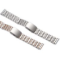 rfgykdtg 18 20MM 22MM Accessories Watchbands Bracelet Watch For Women Men Luxury Rose Gold WristWatch High Quality Stainless Steel Strap