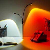 ☇ Atmosphere Lamp Sunset Usb Portable Projector Photography Wall Atmosphere Lighting for Bedroom Home Room Decor Night Light