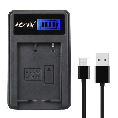 【Limited edition】 AOPULY NP-W126 USB Charger สำหรับ Fujifilm NP-W126และ Fuji FinePix HS30EXR HS33EXR HS50EXR X-A1 X-E1 X-E2 X-M1 X-Pro1 X-T1
