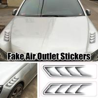 3D Stereo Car Stickers Fake Air Outlet Sticker Anti-Scratch Simulation Accessories Stickers Outlet Sticker Decal D1I1