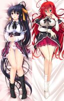 Dakimakura High School DxD Characters Hugging Body Pillow Case Cushion Cover Gift Big Size