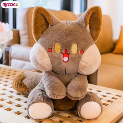 MSCOCO ตุ๊กตาหมอนนุ่มรูปแมวผ้าฝ้ายนุ่มพิเศษ Boneka Mainan เป็นมิตรต่อสิ่งแวดล้อม,ของเล่นสำหรับเด็กผ้ากำมะหยี่ของเล่นมาพร้อมกับการนอนหลับ