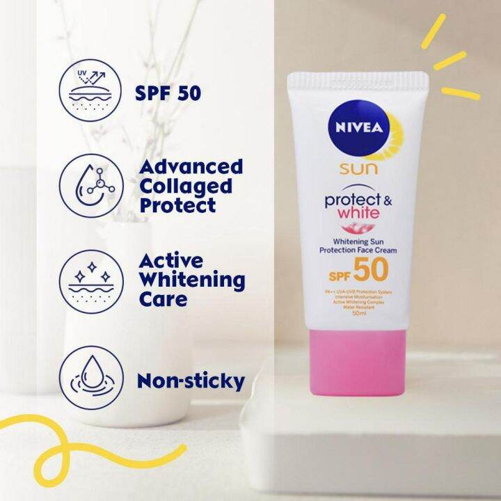 Original NIVEA Sun Protect & White Whitening Sun Protection Face Cream