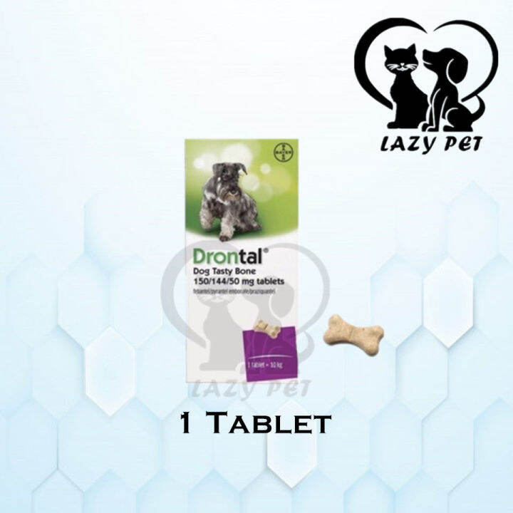 Bayer Elanco Drontal Dog Tasty Bone Flavour Tablets Deworm Tablet