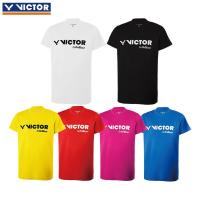 Victor Victory ชุดกีฬาแบดมินตันเด็ก,ครึ่งแขนสั้นเสื้อผ้าฝึกซ้อมกีฬาระบายอากาศได้ดีสำหรับฤดูร้อน