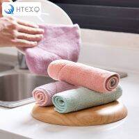 【CW】 HTEXQ Cleaning 1PC Dishcloth Hand Dishrag Anti-grease Wiping Rags Washing