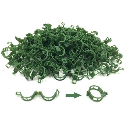 200 PCS Garden Plant Support Clips, Tomato Clips, Trellis Clips, for Cucumber Flower Squash Vine, 1 inch Inner Diameter