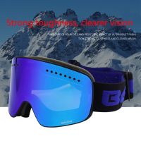 Ski Goggles with Magnetic Double Layer Detachable Lens Skiing Anti-fog UV Snowboard Eye Protection Ski Sunglasses