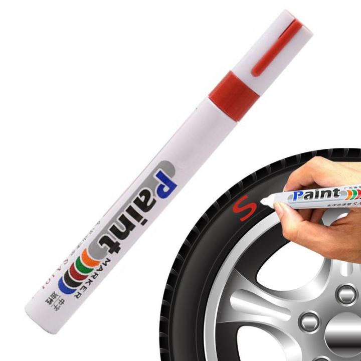 car-paint-pen-marker-waterproof-car-scratch-repair-pen-portable-car-wheel-tire-painting-mark-pen-with-aluminum-tube-glass-pen-adhesives-tape