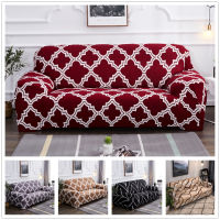 Four Season Geometric Elastic Sofa Cover Plaid Corner Shape Stretch Sectional Sofa Slipcover for s One Two Three Four Seat