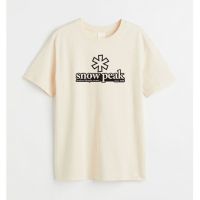 SNOWPEAK CAMPING T SHIRT เสื้อยืด คอกลม แคมปิ้ง ผ้า COTTON 100% NO.32 SIZE M - 3XL ใส่ได้ทั้ง ชาย หญิงS-5XL