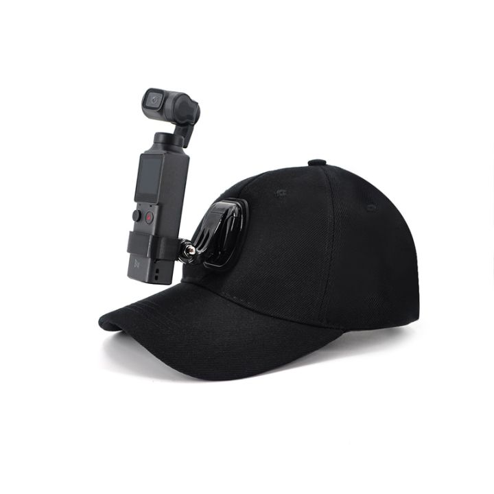 pocket-camera-head-hat-sun-cap-with-j-base-screw-for-gopro-dji-pocket-camera-gimbal-action-camera-accessories