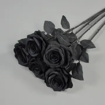 Gothic Black Rose Artificial Flowers Simulation Flowers Valentine Gift