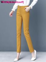 asdsadsaaff Calça lápis อย่างเป็นทางการ feminina de escritório elástico algodão capris calça fina senhoras elegantes trabalho tamanho grande S-4XL novo 2023