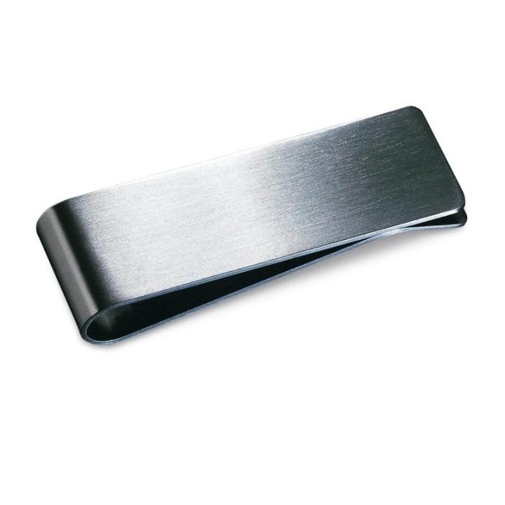 Money Clip Stainless Steel Matt-Silver Finish in gift box