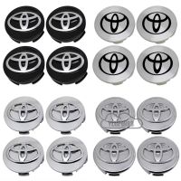 Style car 4pcs Car Wheel Center Hub Caps Cover Auto Emblem Badge Wheel Rim Cap Trim Care Accessories For Toyota Crown Avanz Hilux Passo Wish Corsa Pajero Yaris hui