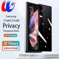 3ชิ้น9D ความเป็นส่วนตัวแก้วสำหรับ S Amsung G Alaxy Z Fold4 Fold3 5กรัมคุ้มครองเต็มรูปแบบความเป็นส่วนตัวกระจกนิรภัยป้องกันหน้าจอฟิล์มแก้วสำหรับ S Amsung Fold4 4 Fold3ฟิล์ม3-1ชิ้น