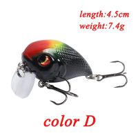 【LZ】ﺴ☋  2022 Thritop New Crankbait Fishing Lures Wobblers Artificial Hard Bait  4.5cm 7.4g 8 Various Colors Bassbait Accessories