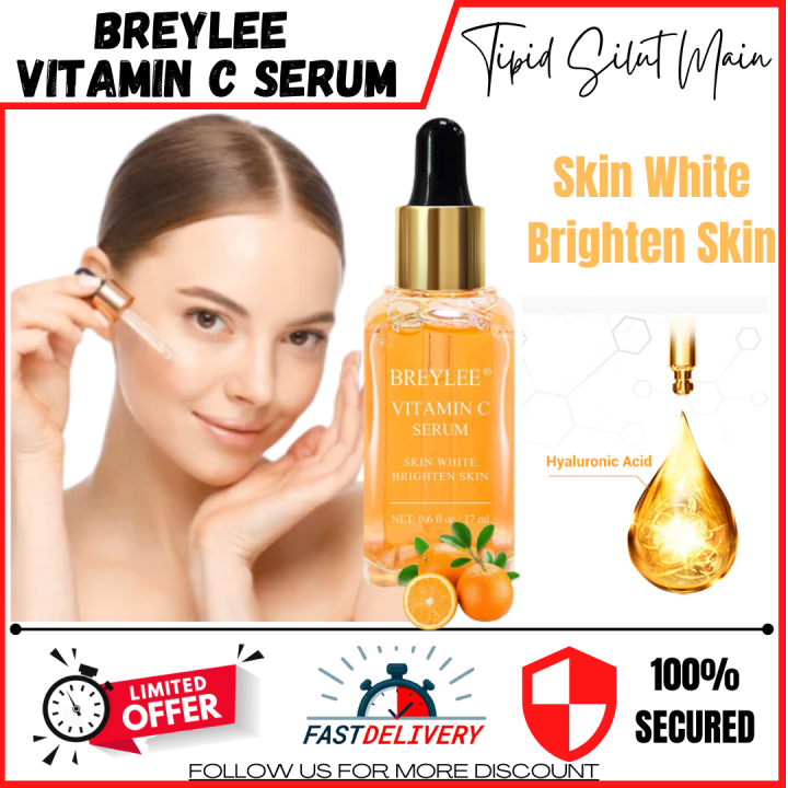 BREYLEE Vitamin C Serum Face Whitening Skin Lightening Skin Care ...