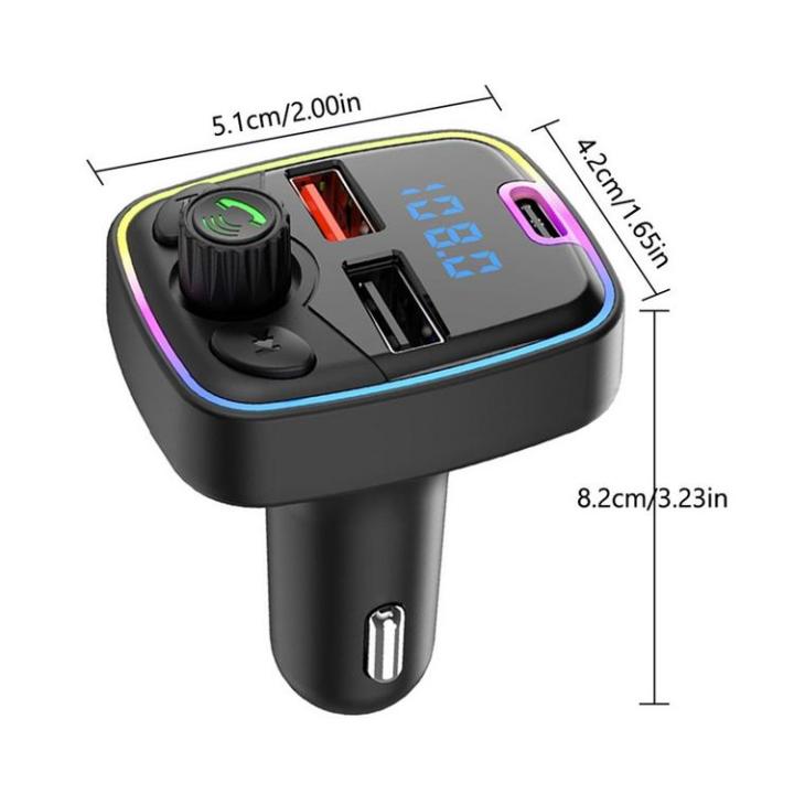 blue-tooth-car-adapter-auto-blue-tooth-adapter-music-player-with-colorful-light-circle-design-full-band-fm-transmission-and-blue-tooth-hands-free-calling-for-car-home-incredible