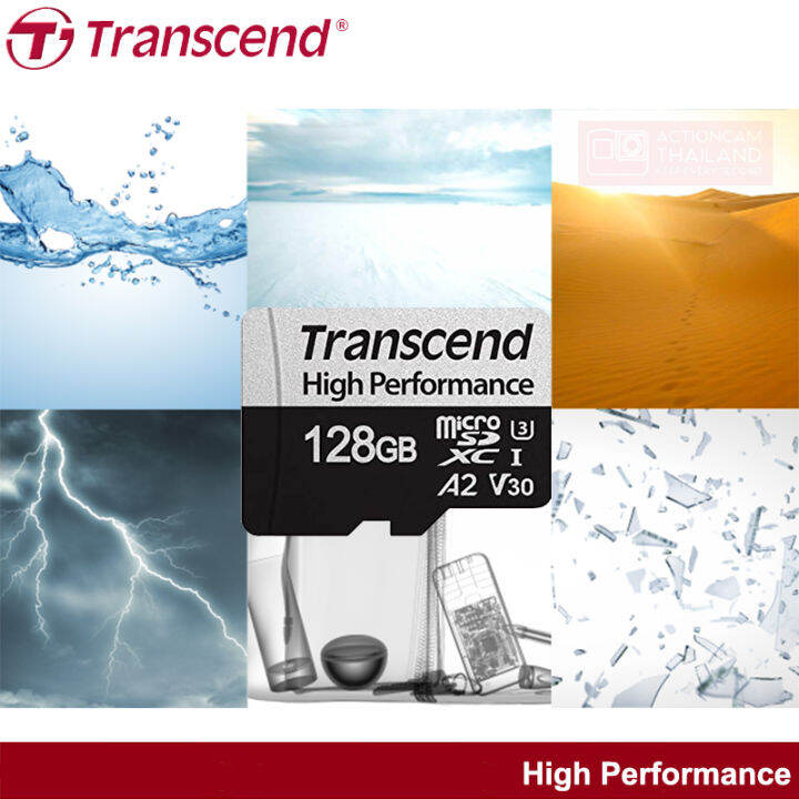 transcend-high-performance-microsd-card-128gb-r-100mb-s-w-85mb-s-เมมโมรี่-สำหรับ-โทรศัพท์-เครื่องเล่นเกมส์-nintendo-รับประกัน-2-ปี