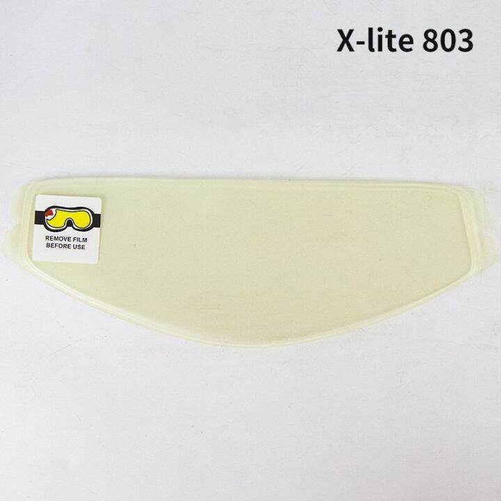 ฟิล์มแบบมัวป้องกันสำหรับหมวกกันน็อก-x-lite-x-803-x-803rs-หมวกกันน็อคสติกเกอร์ป้องกันหมอกสำหรับ-x-803โนแลนอุปกรณ์เสริมหมวกกันน็อคทั้งหมด