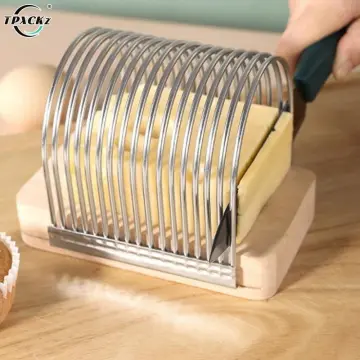 Bamboo Bread Slicer Bread Loaf Toast Cutter Mold Maker Kitchen Practical  Tool
