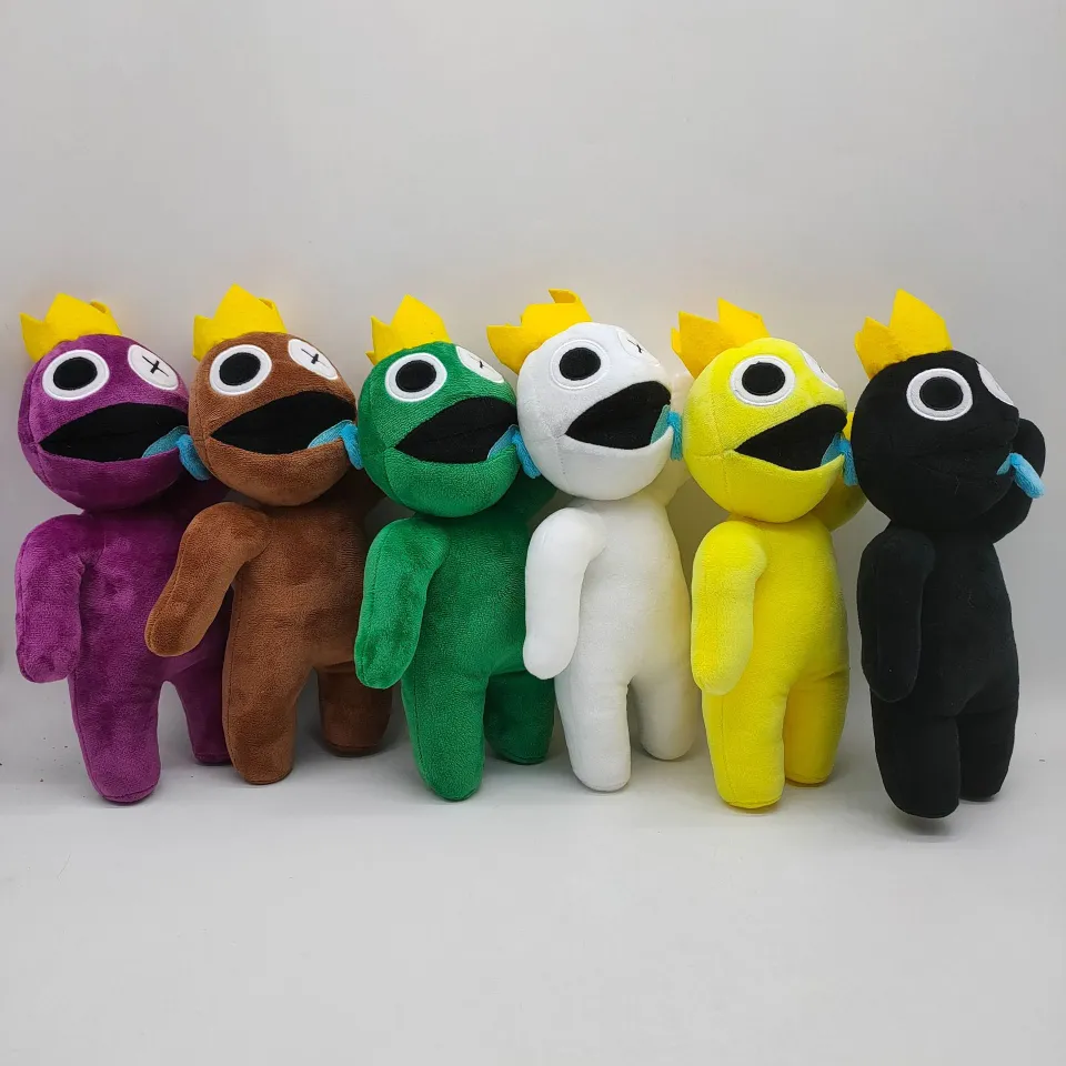 Rainbow Friends Plush Toy Cartoon Personagem do jogo de desenho animado  Doll Kawaii Blue Monster Soft Stuffed Animal Brinquedos para crianças fãs